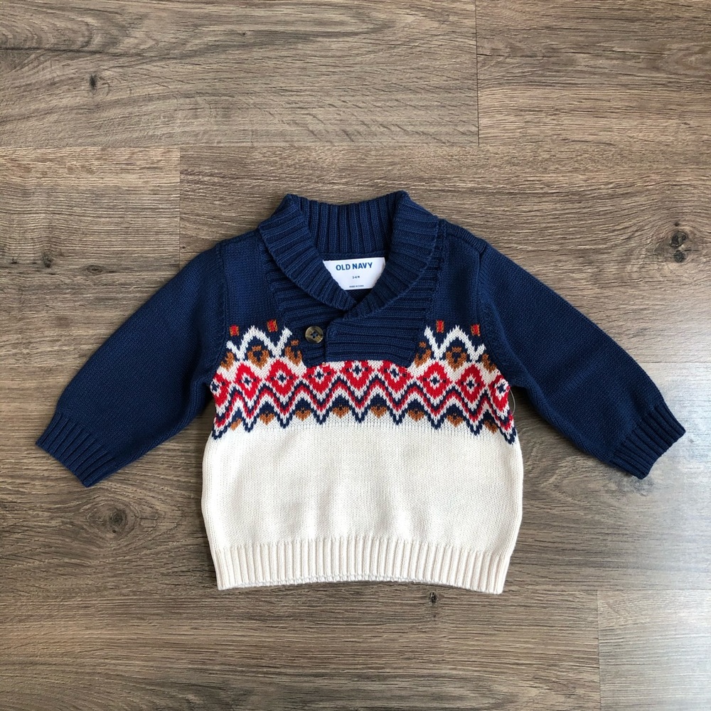 New Baby boy Pullover sweater.